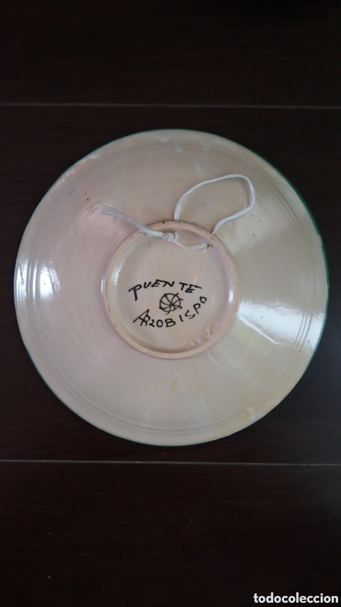 Antig&uuml;edades: PLATO CER&Aacute;MICA 29cm di&aacute;metro - Foto 2