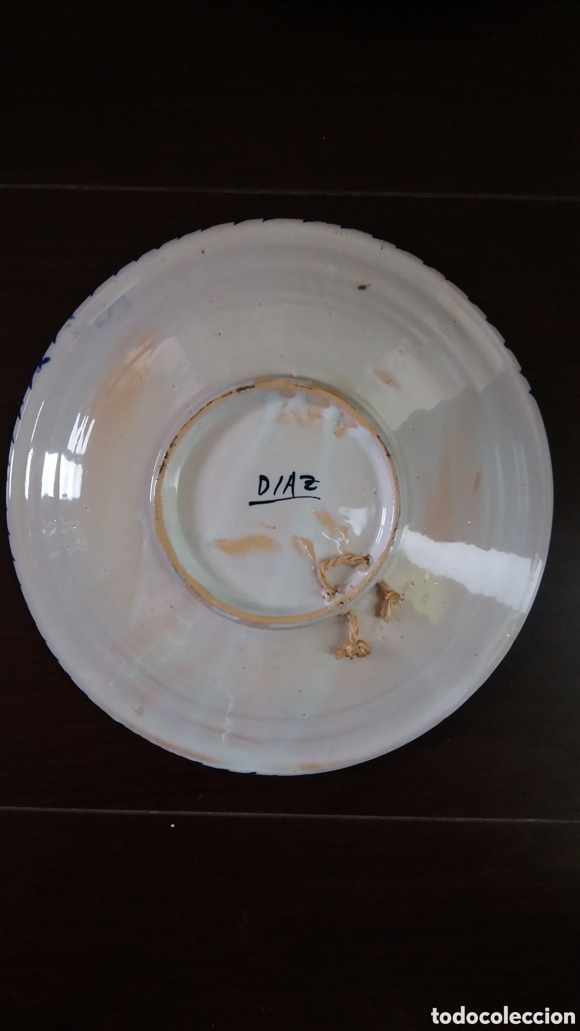 Antig&uuml;edades: PLATO CER&Aacute;MICA 28cm - Foto 2