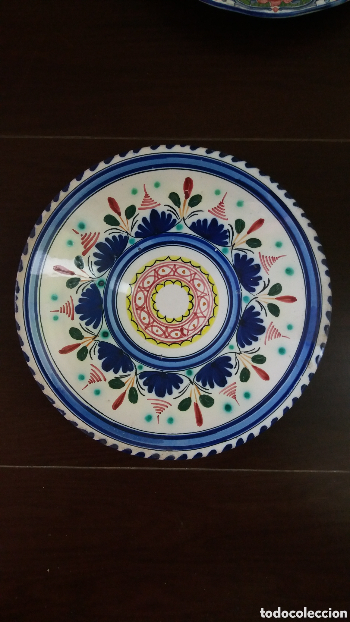 Antig&uuml;edades: PLATO CER&Aacute;MICA 28cm - Foto 1