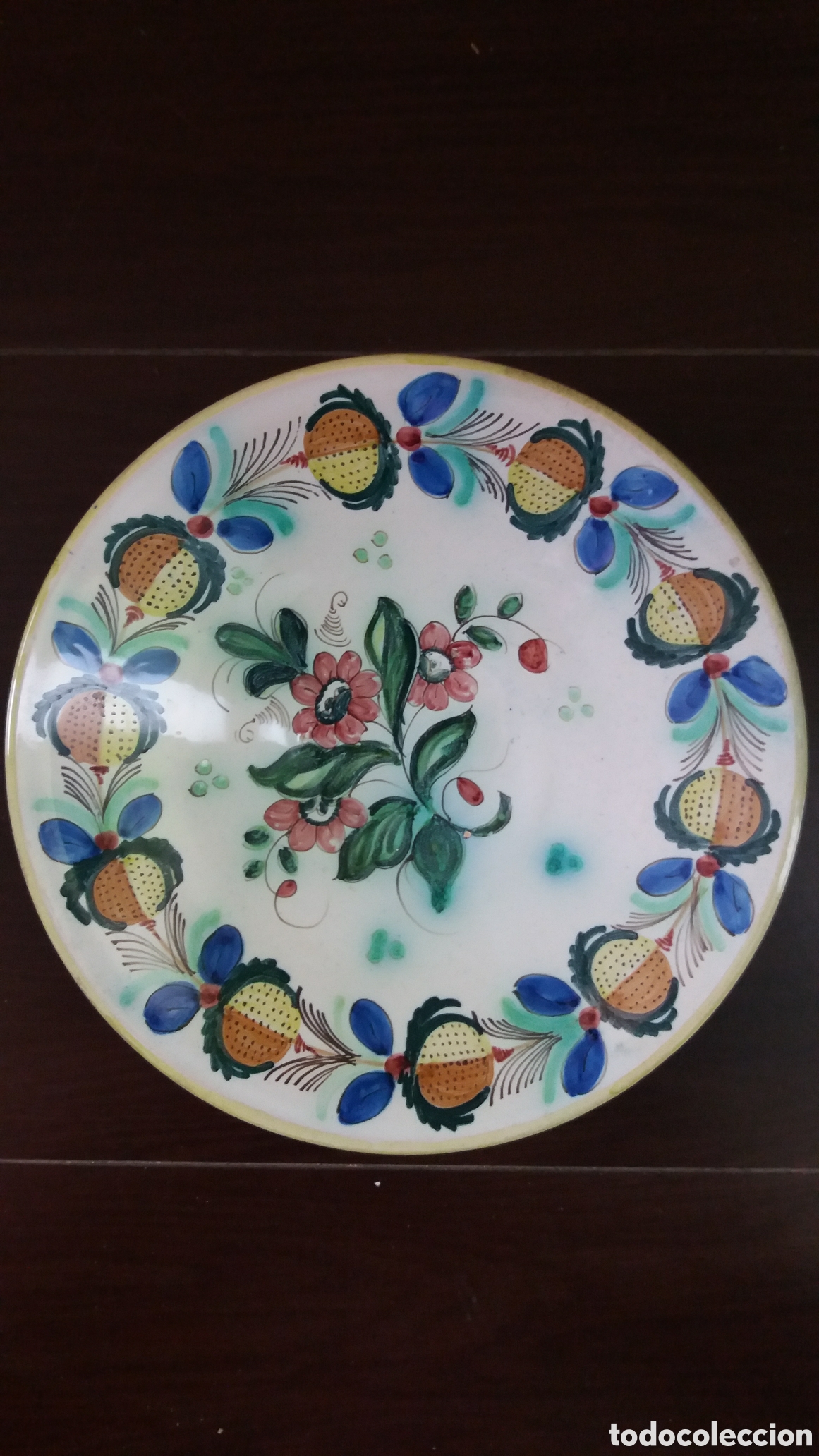 Antig&uuml;edades: PLATO CER&Aacute;MICA 28cm - Foto 1