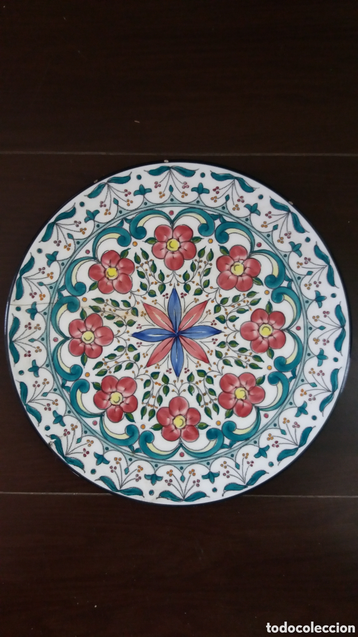 Antig&uuml;edades: PLATO CER&Aacute;MICA 31cm - Foto 1