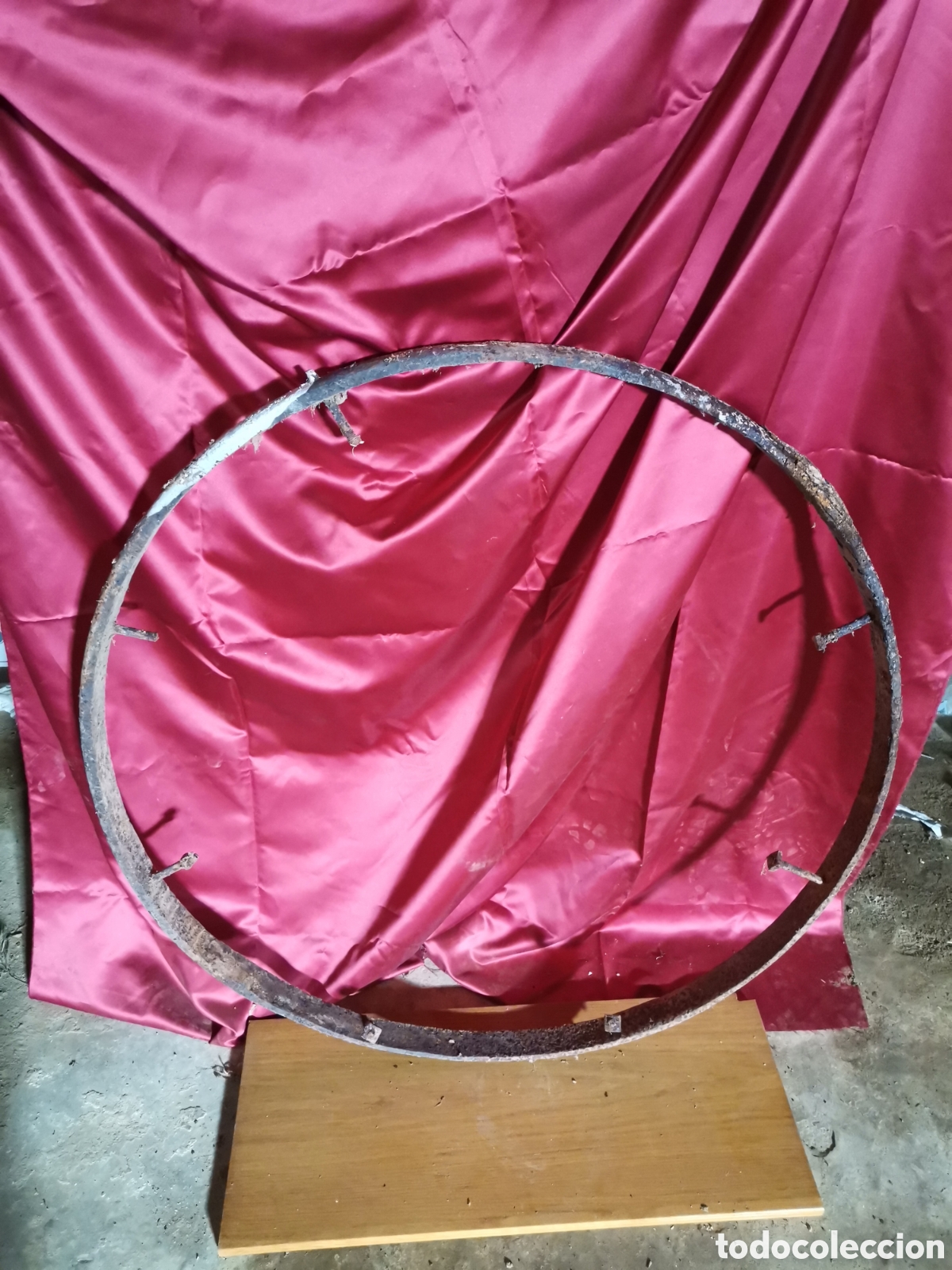Antig&uuml;edades: Aro hierro para rueda carro - Foto 1