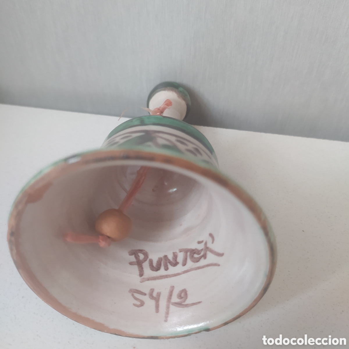Antig&uuml;edades: PUNTER Campana Cer&aacute;mica - Foto 2