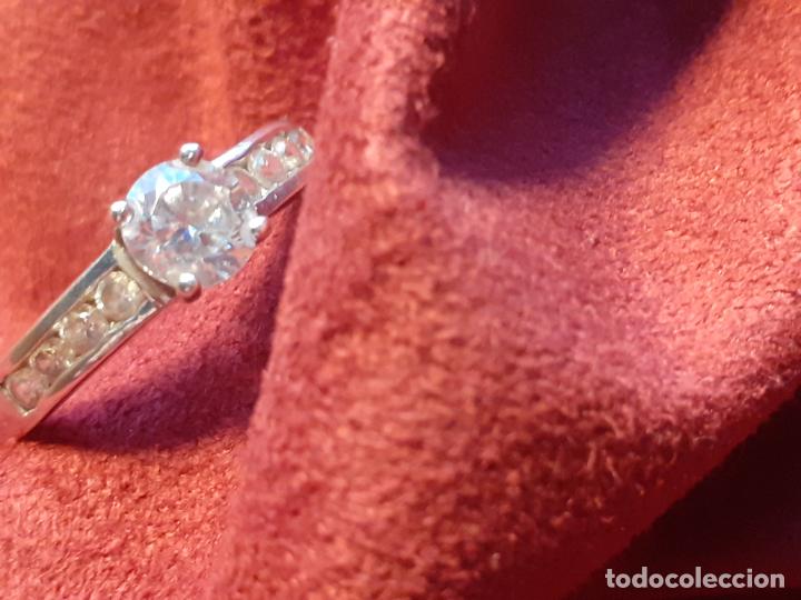 Antig&uuml;edades: Anillo plata 925 y circonitas - Foto 2