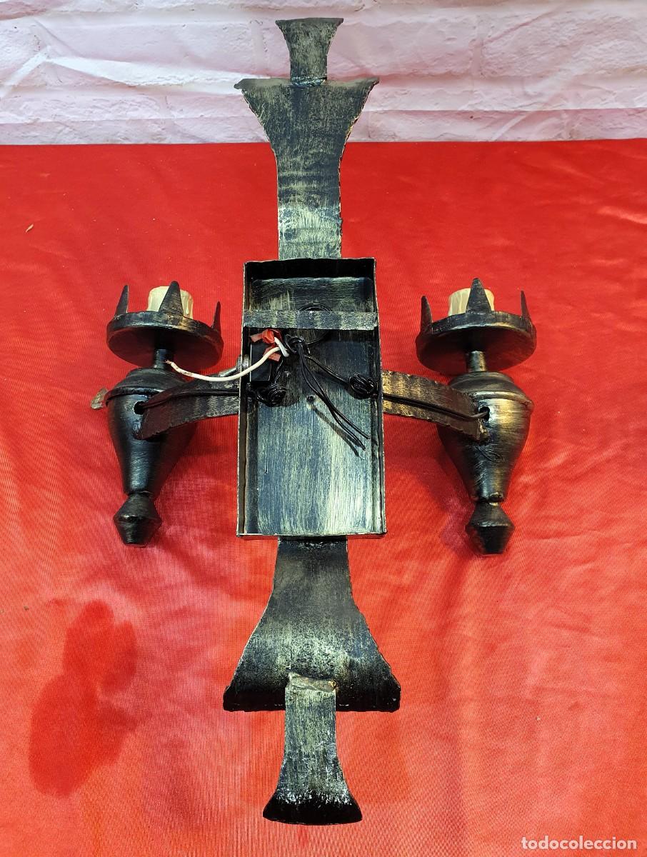 Antig&uuml;edades: Aplique de forja electrificado - Foto 4