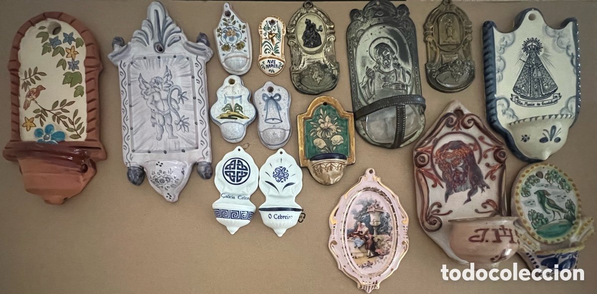 Antig&uuml;edades: Gran lote de Benditeras - Foto 1