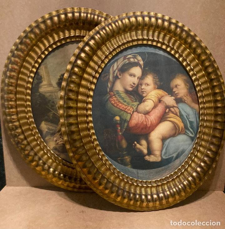 Antig&uuml;edades: Pareja de marcos ovalados - Foto 1