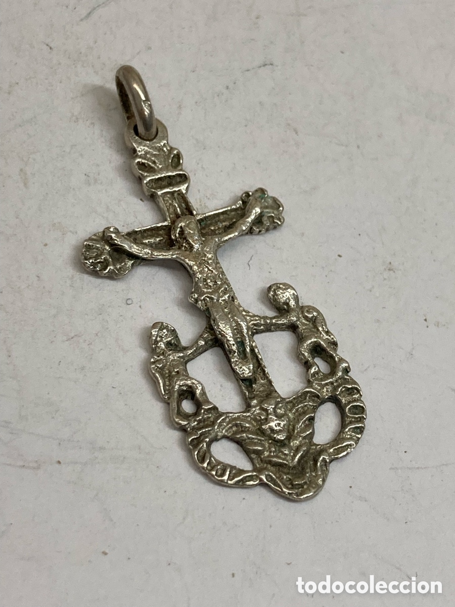 Antig&uuml;edades: Cruz de plata marinera C161 - Foto 1