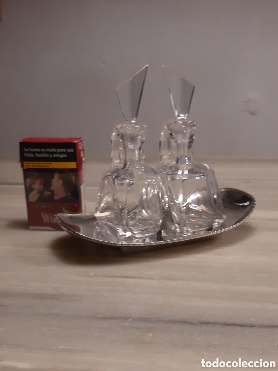 Antig&uuml;edades: Antigua vinajera de plata - Foto 6