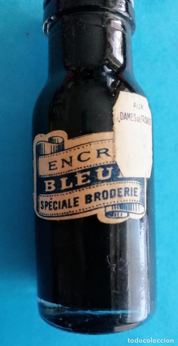 Antig&uuml;edades: FRASCO DE TINTA PARA BORDADO. FRANCIA. ENVIO CERTIFICADO INCLUIDO
