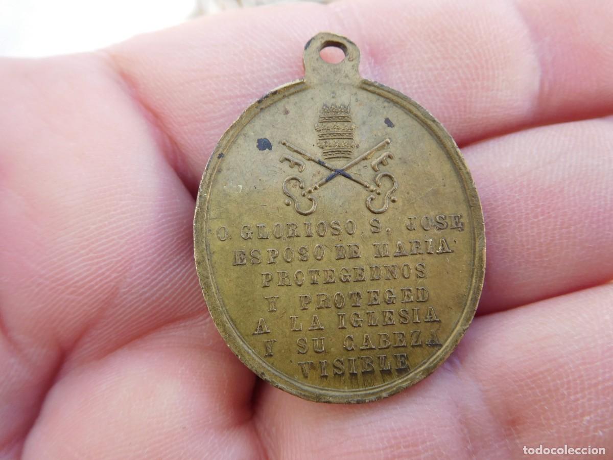 Antig&uuml;edades: Medalla antigua de San Jos&eacute; - Foto 2