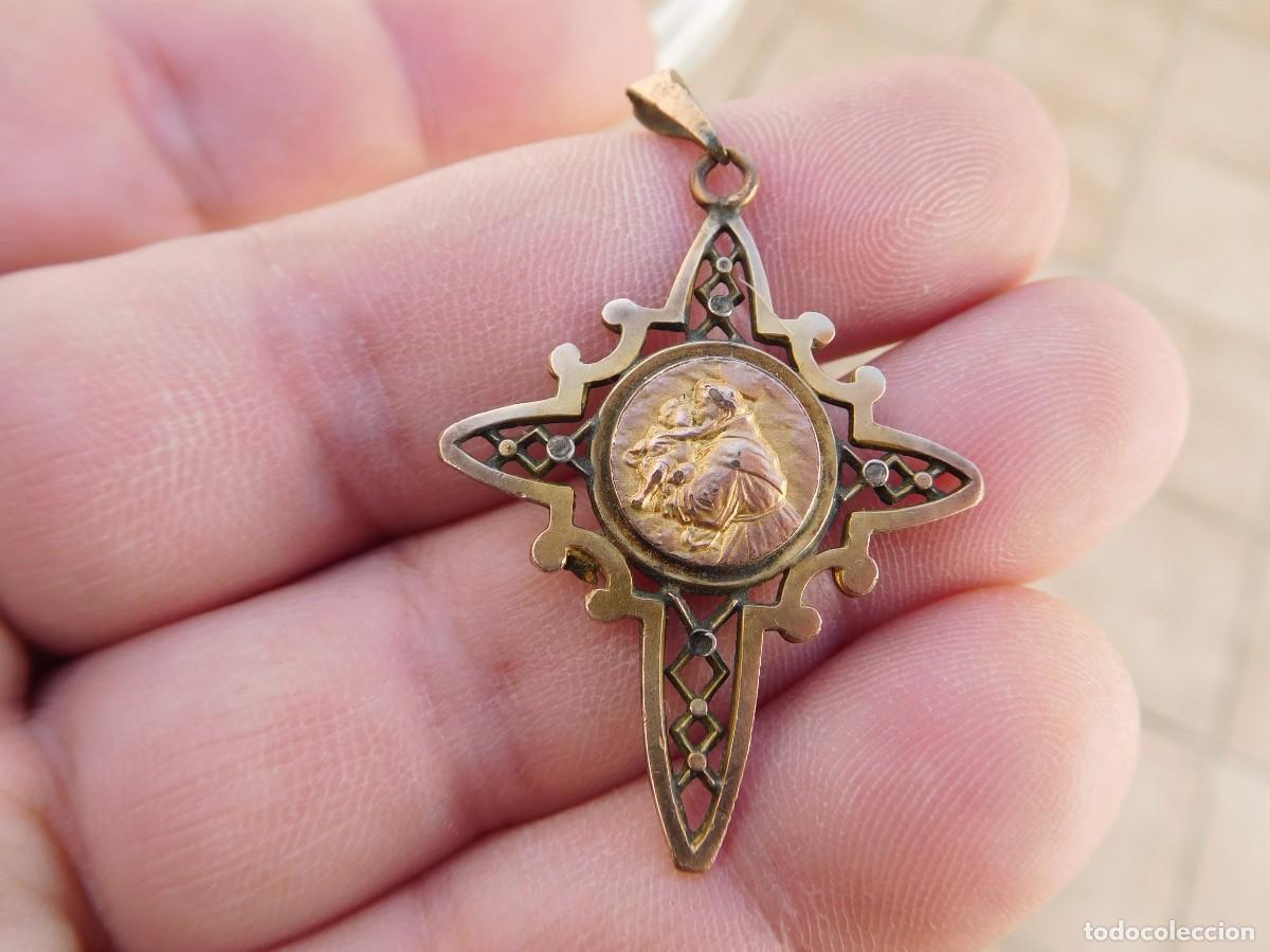 Antig&uuml;edades: Medalla antigua de San Antonio - Foto 2