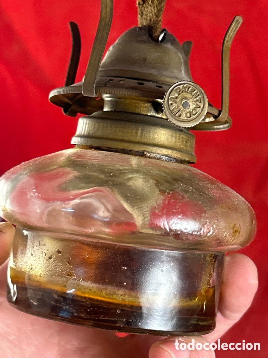 Antig&uuml;edades: quinqu&eacute; l&aacute;mpara de aceite - Foto 2