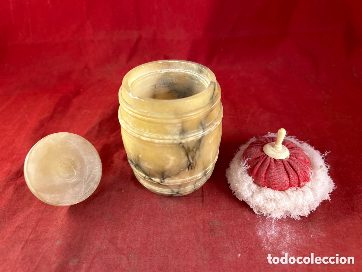 Antig&uuml;edades: POLVORERA ANTIGUA M&Aacute;RMOL - Foto 3