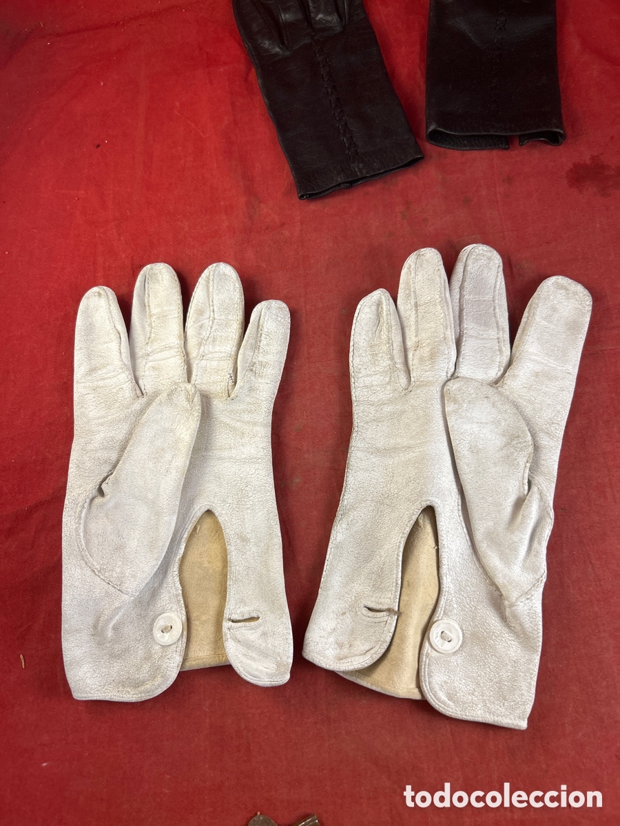 Antig&uuml;edades: GUANTES DE PIEL - Foto 2