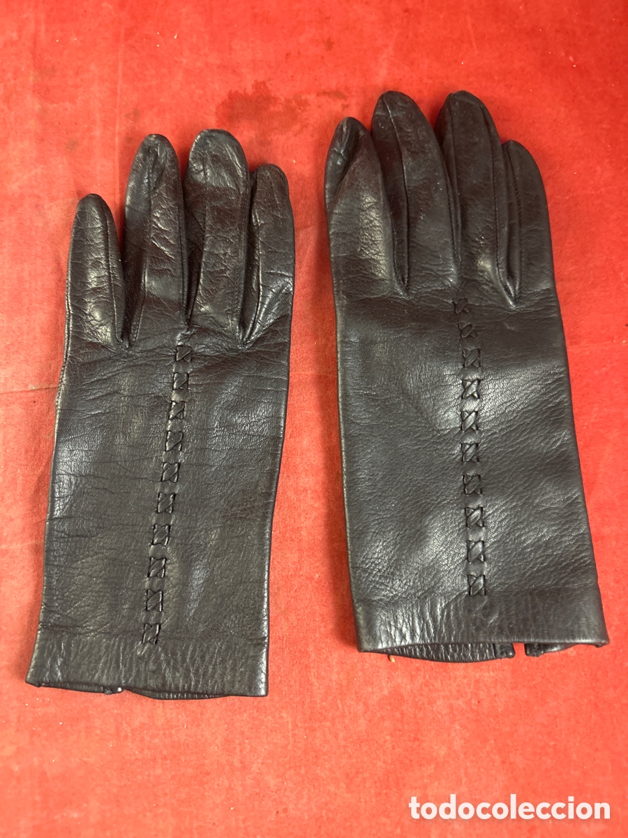 Antig&uuml;edades: GUANTES DE PIEL - Foto 3