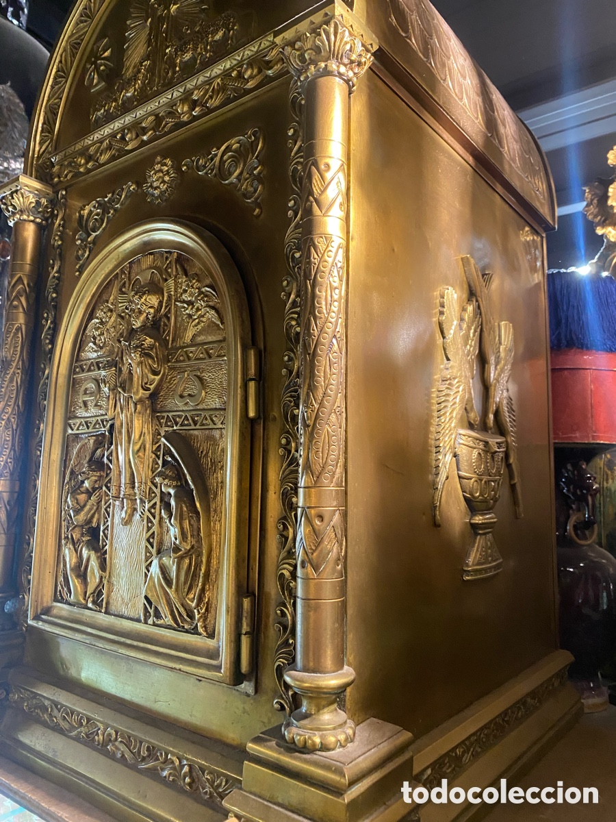 Antig&uuml;edades: Magnifico Sagrario de bronce - Foto 8