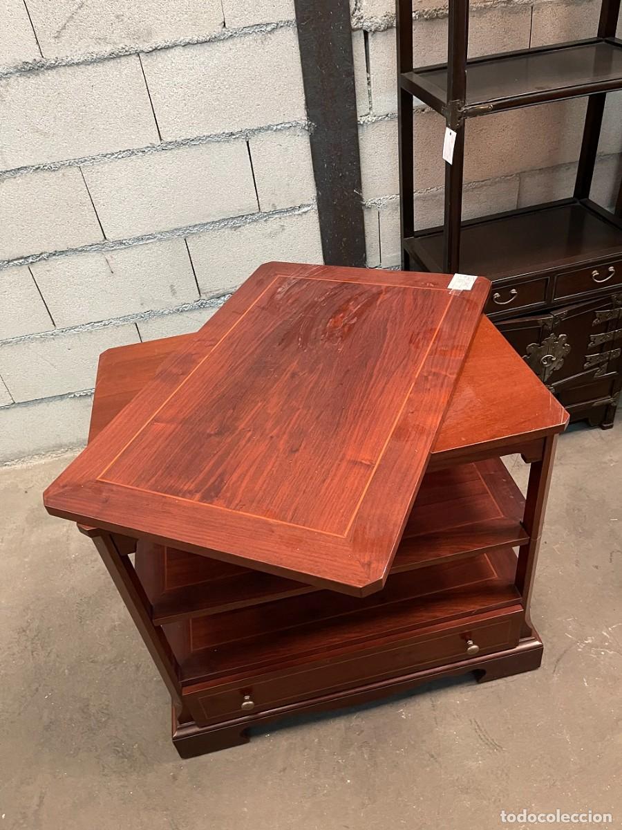 Antig&uuml;edades: mesa antigua marqueteria - Foto 3