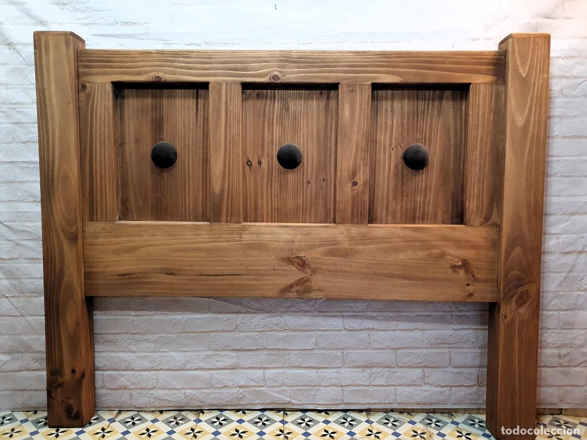 Antig&uuml;edades: Cabecero de madera - Foto 2