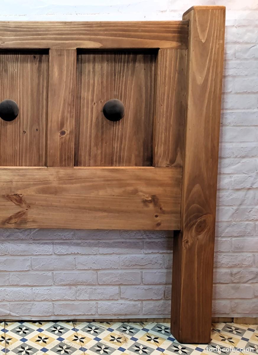 Antig&uuml;edades: Cabecero de madera - Foto 3