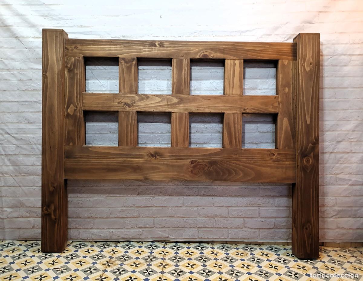 Antig&uuml;edades: Cabecero de madera - Foto 1