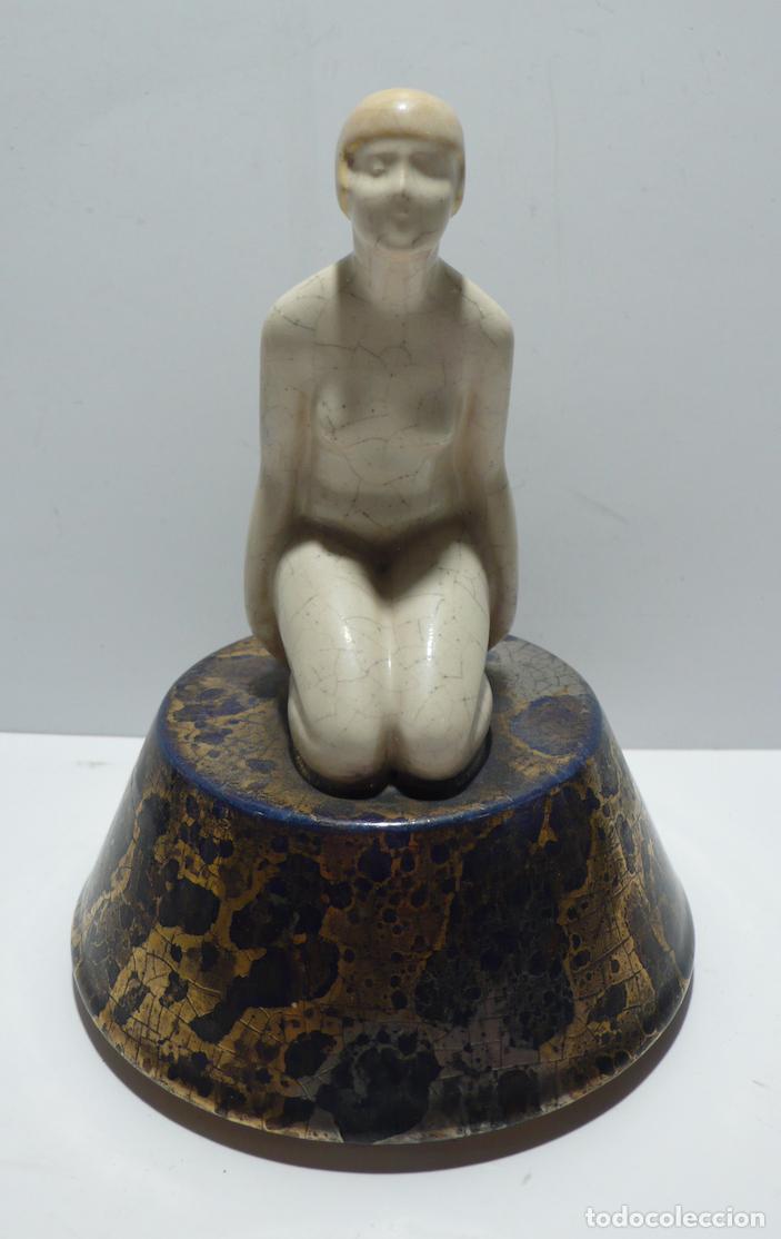 Antig&uuml;edades: FIGURA DE MUJER DE CERAMICA - Foto 2