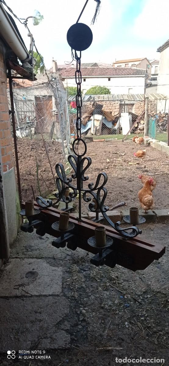 Antig&uuml;edades: LAMPARA RUSTICA - Foto 2