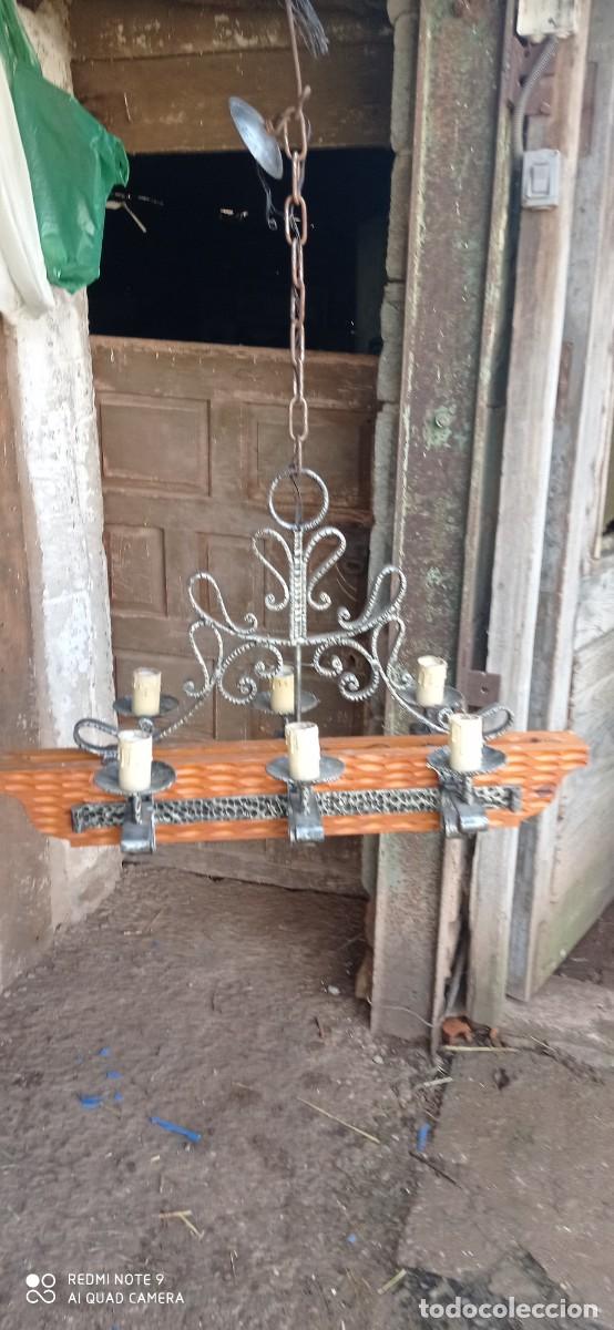 Antig&uuml;edades: LAMPARA RUSTICA - Foto 3