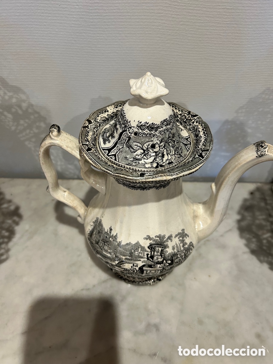 Antig&uuml;edades: Cafetera de sargadelos tercera &eacute;poca - Foto 2