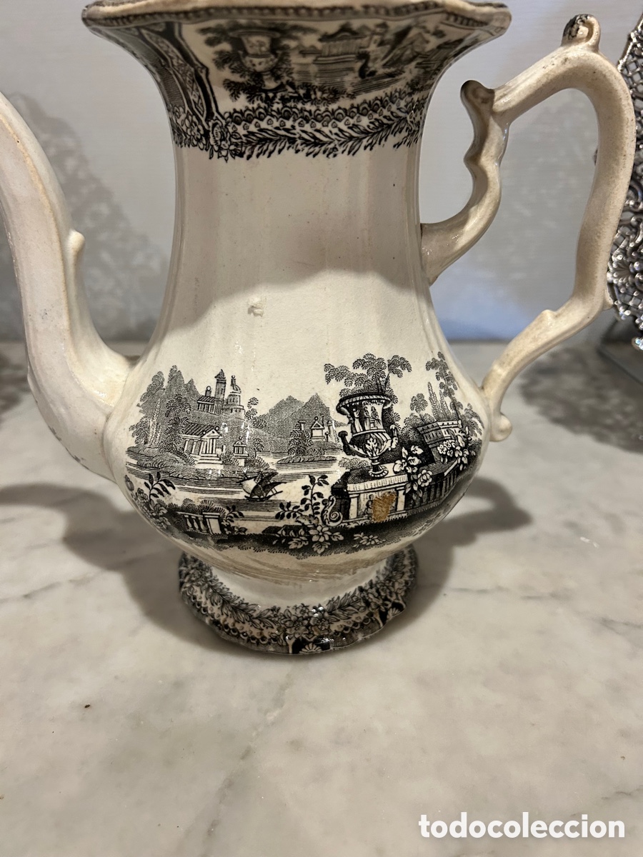 Antig&uuml;edades: Cafetera de sargadelos tercera &eacute;poca - Foto 3