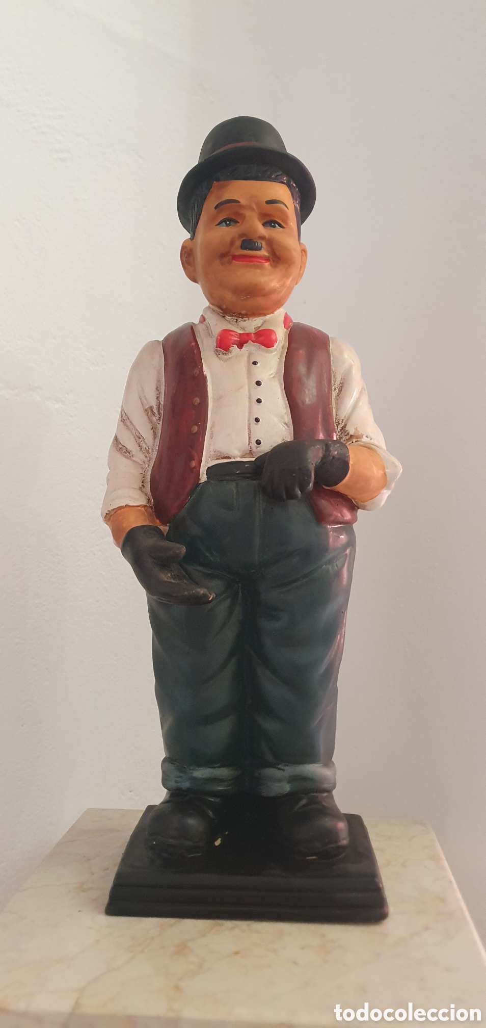 Antig&uuml;edades: FIGURAS DE EL GORDO Y EL FLACO - Foto 2