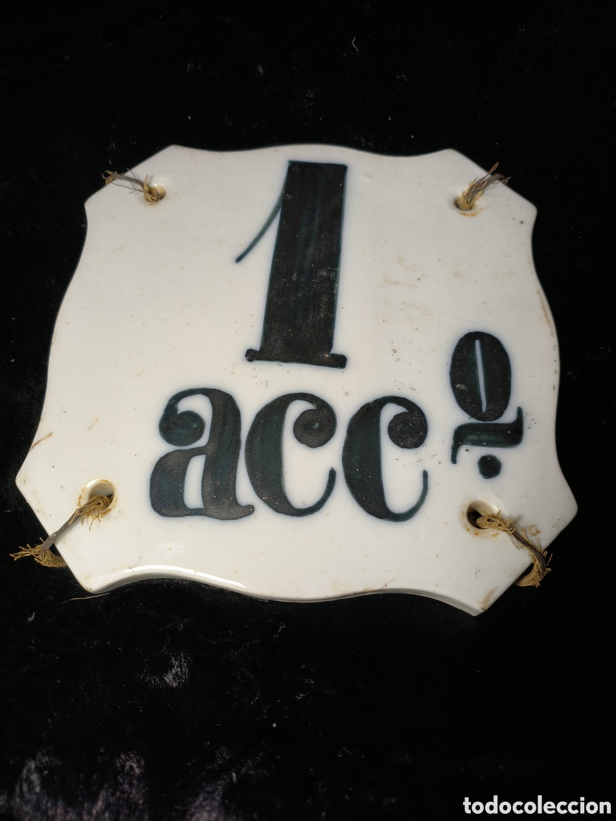 Antig&uuml;edades: Placa de cer&aacute;mica - Foto 1