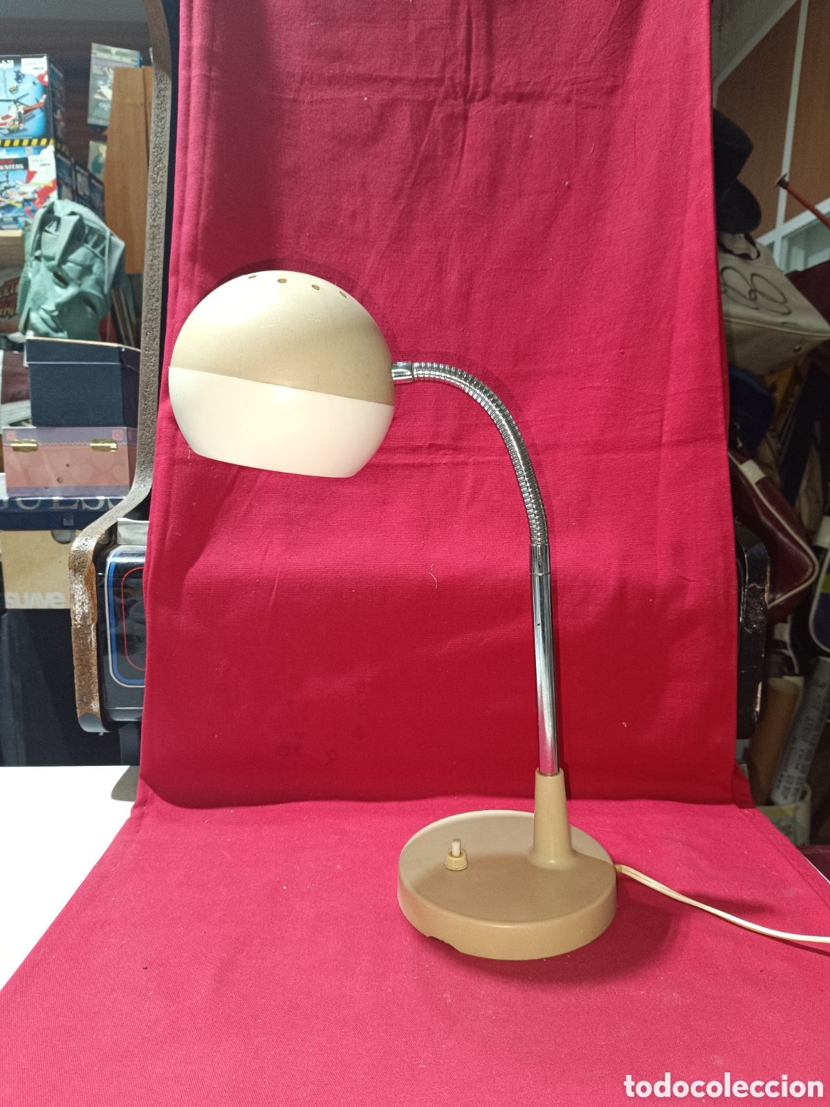 Antig&uuml;edades: Flexo o lampara de mesa DISE&Ntilde;O SPACE AGE ajustable - Foto 4