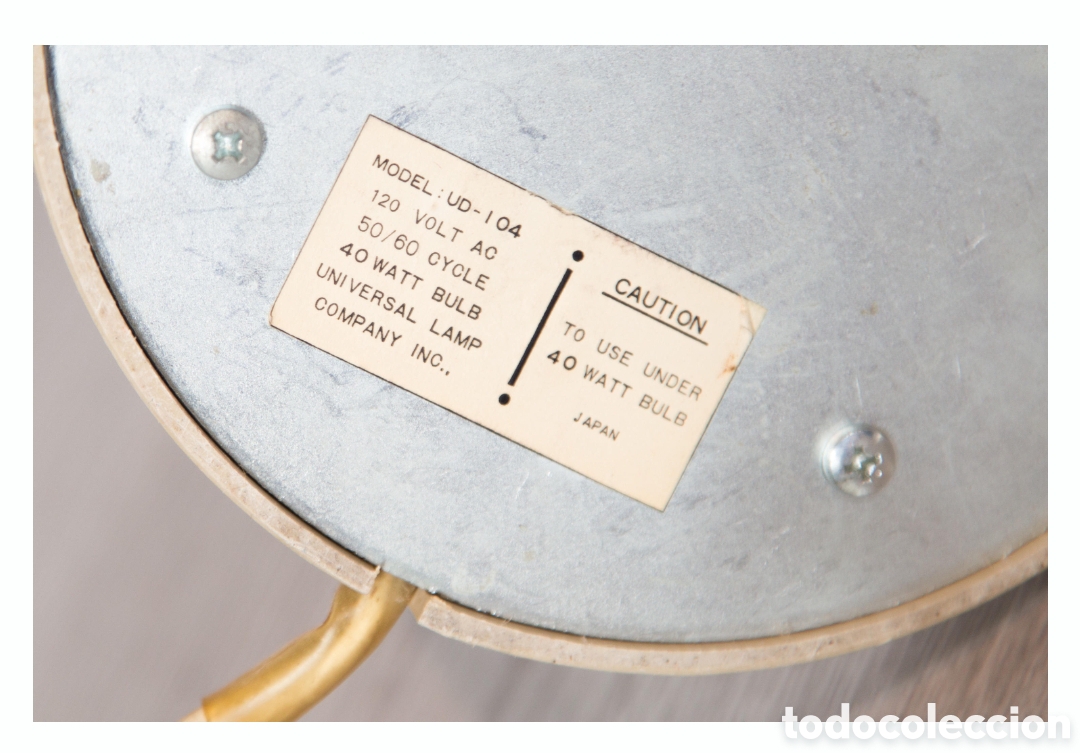 Antig&uuml;edades: Flexo o lampara de mesa DISE&Ntilde;O SPACE AGE ajustable - Foto 8