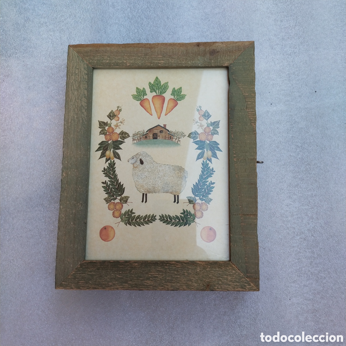 Antig&uuml;edades: Caja Cuelga llaves con marco - Foto 1