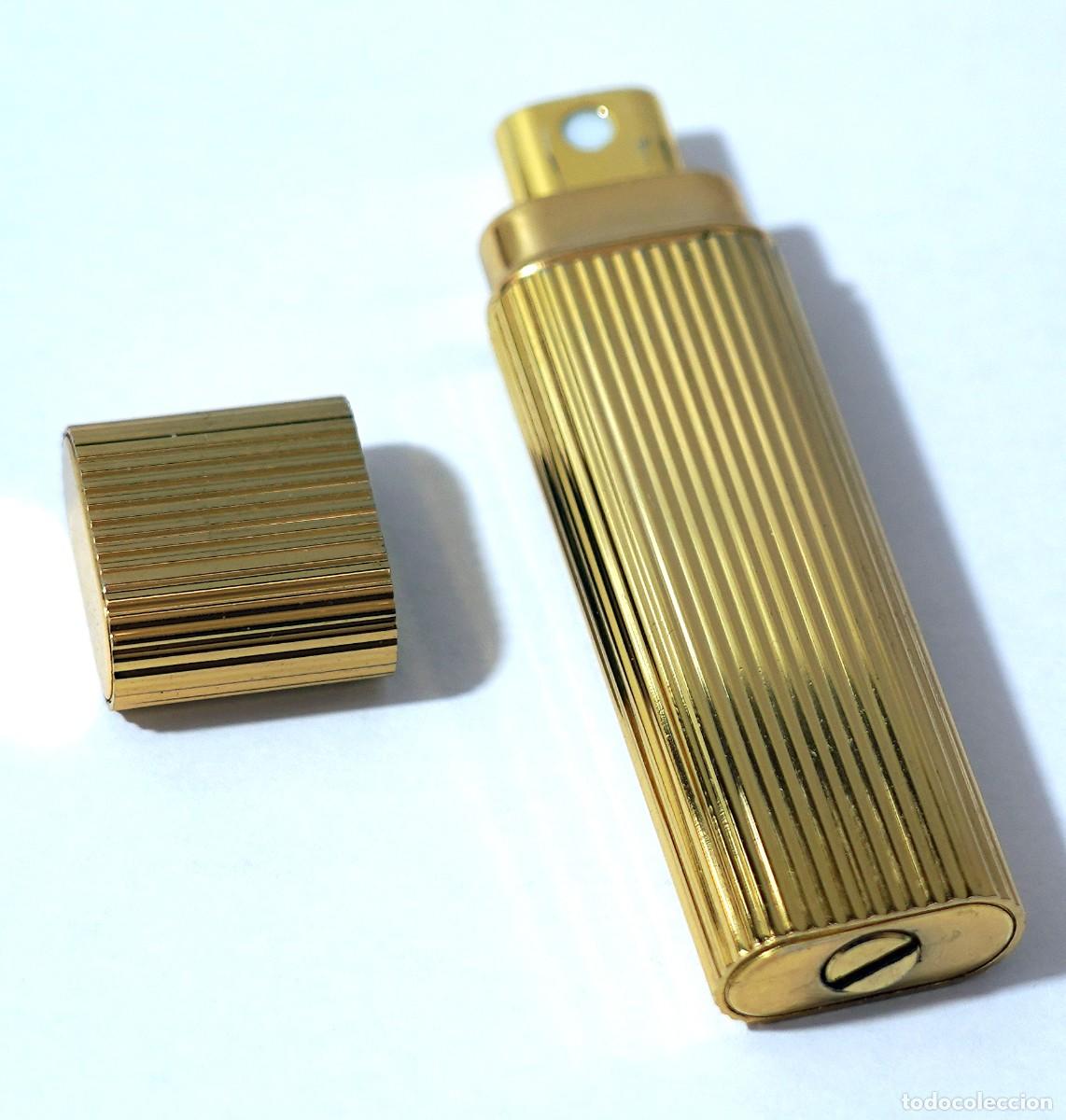 Antig&uuml;edades: Perfumador de bolsillo dorado - Foto 1