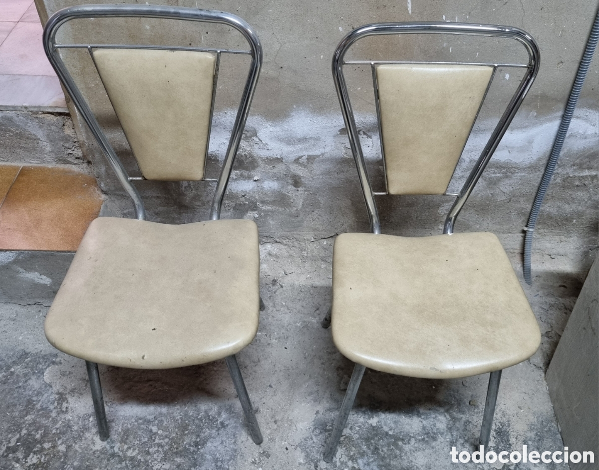 Antig&uuml;edades: Sillas de cocina vintage - Foto 1