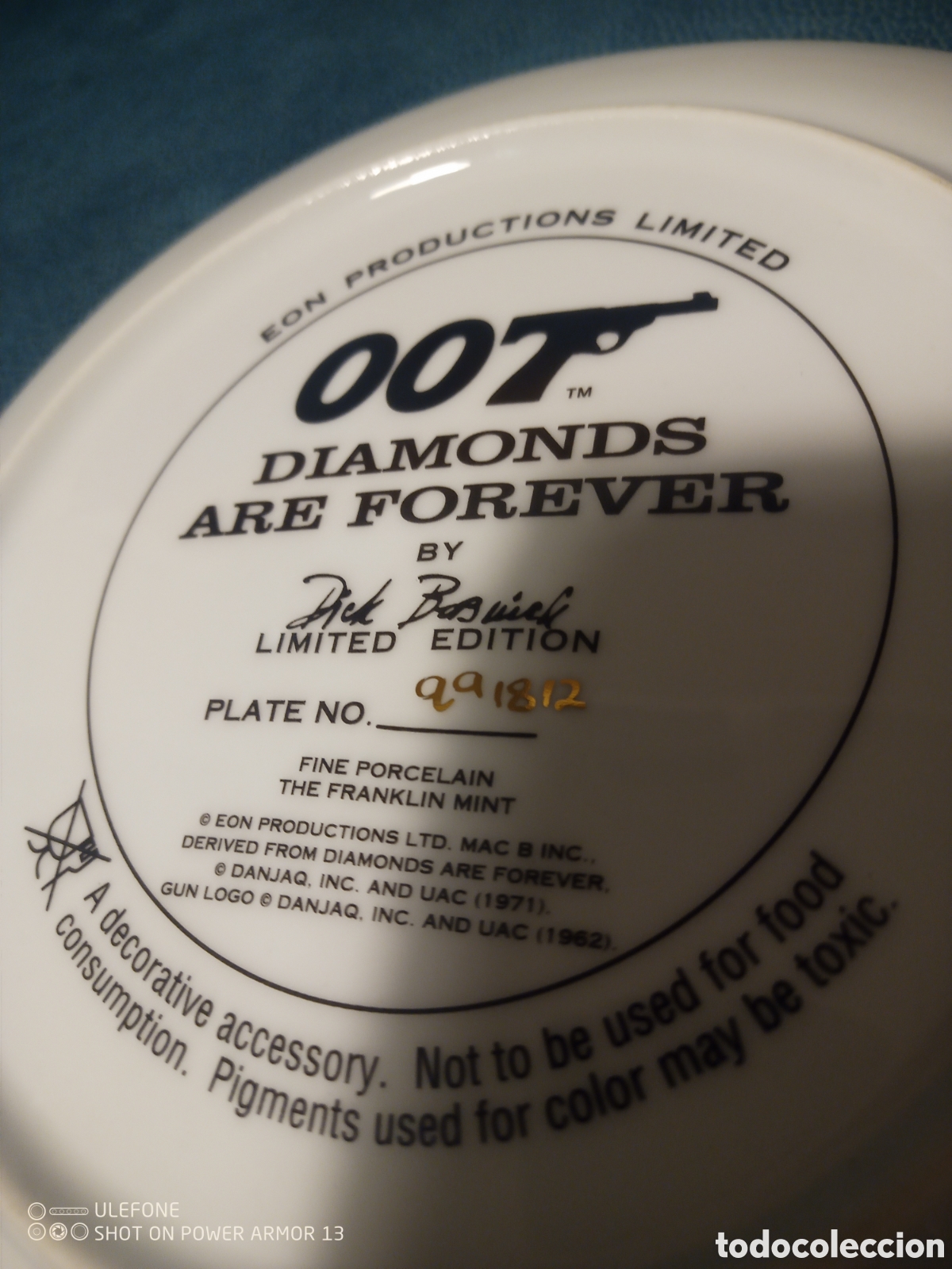 Antig&uuml;edades: Plato James Bond &rdquo;Diamonds are forever&rdquo; - Foto 3