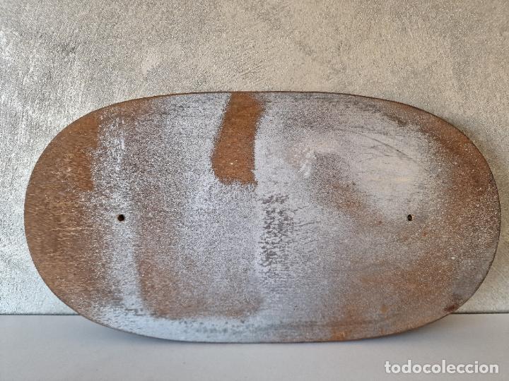 Antig&uuml;edades: LOTE PEANAS BASES OVALADAS DE MADERA - Foto 7