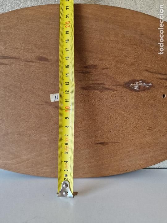 Antig&uuml;edades: LOTE PEANAS BASES OVALADAS DE MADERA - Foto 11