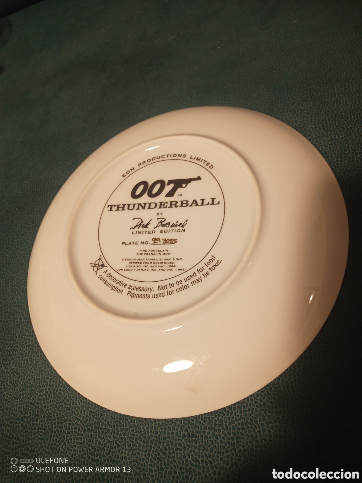 Antig&uuml;edades: Plato James Bond &rdquo;Thunderball&rdquo; - Foto 2