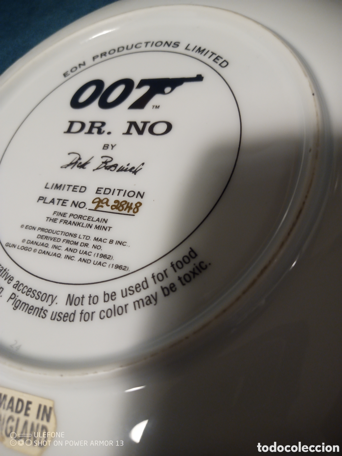 Antig&uuml;edades: Plato James Bond &rdquo;Dr. No&rdquo; - Foto 2
