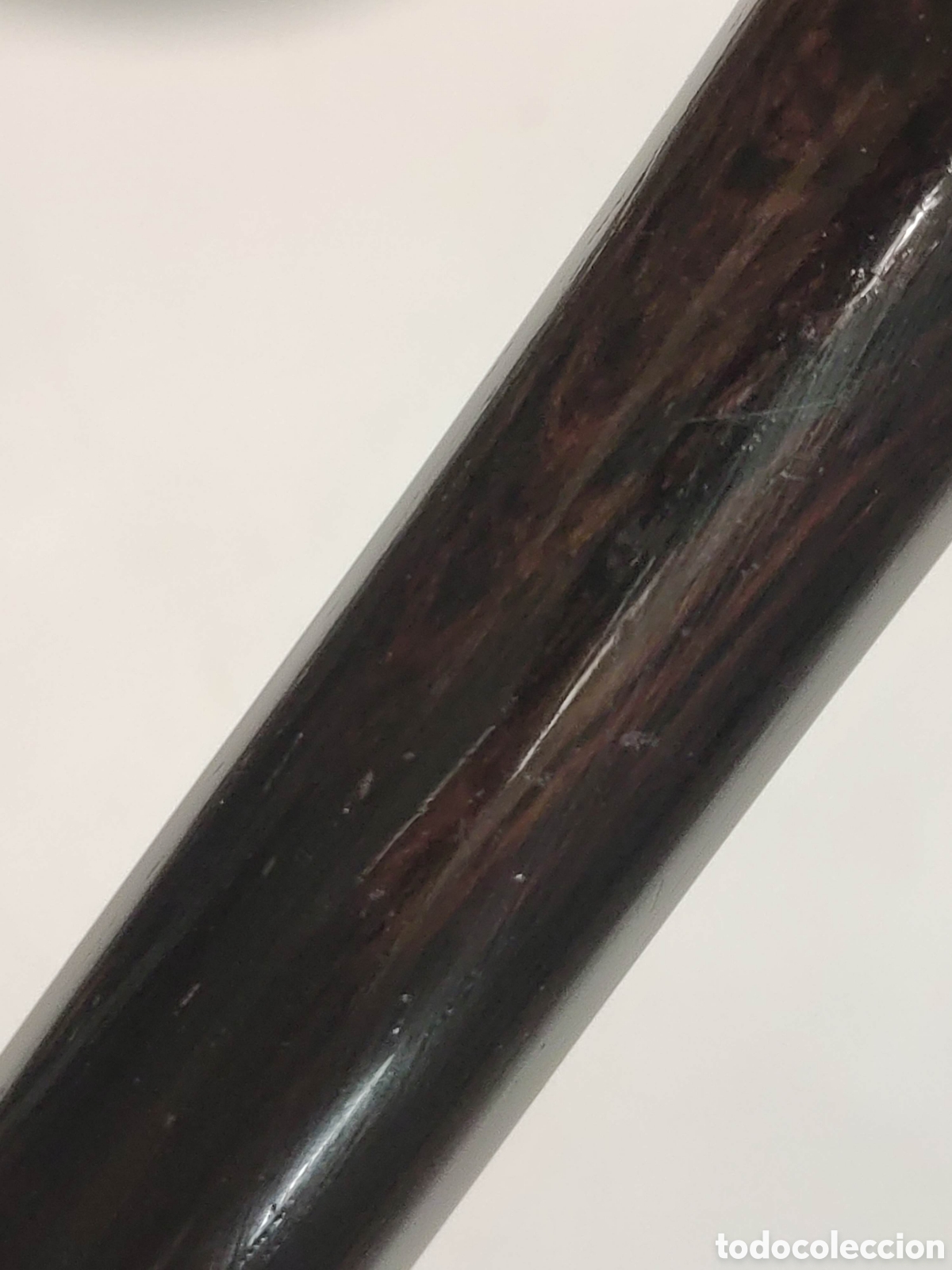 Antig&uuml;edades: Elegant&iacute;simo bast&oacute;n Palo santo plata - Foto 9