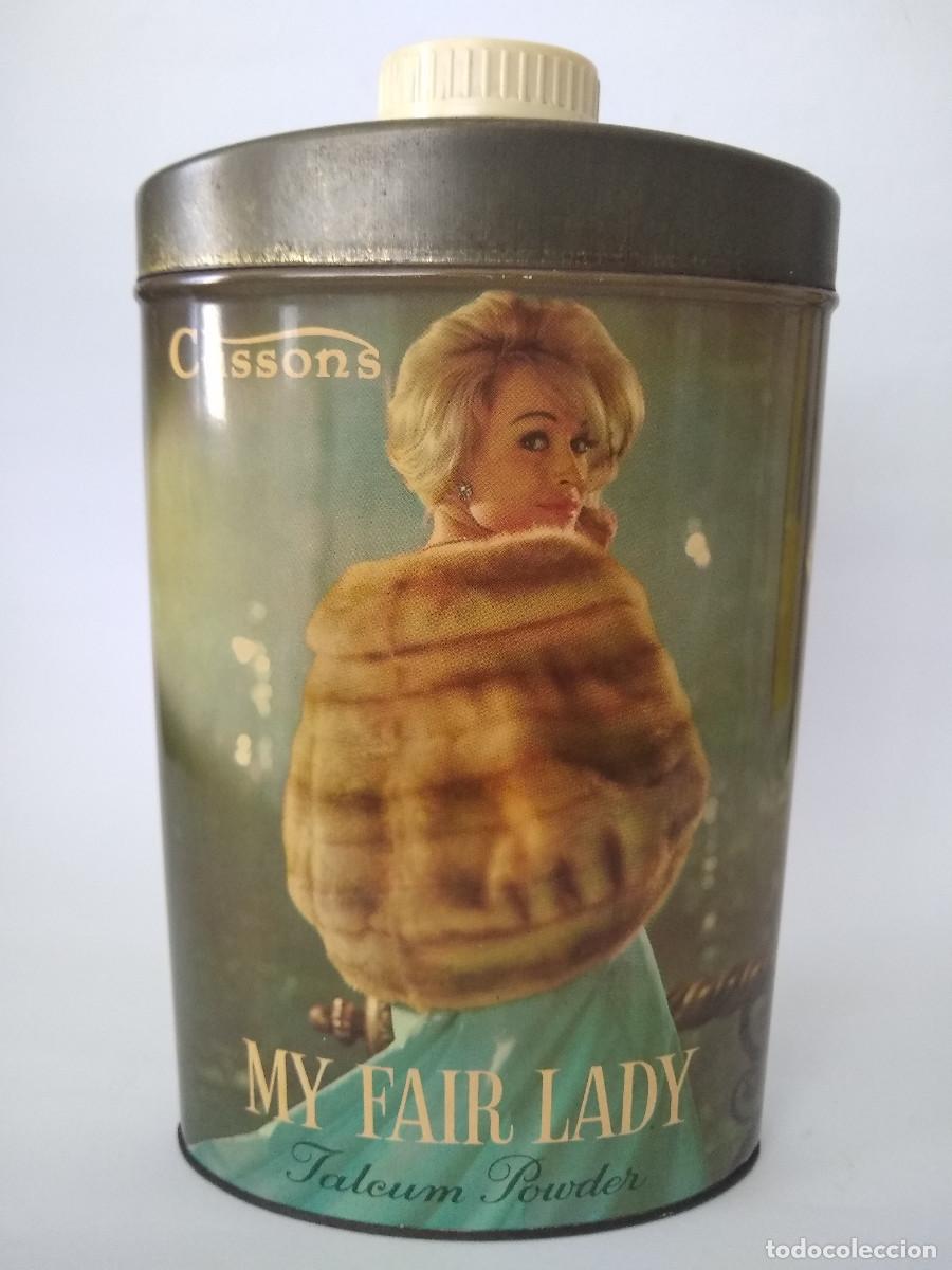Antig&uuml;edades: Polvos de talco My fair lady Cussons a&ntilde;os 50 llena sin abrir