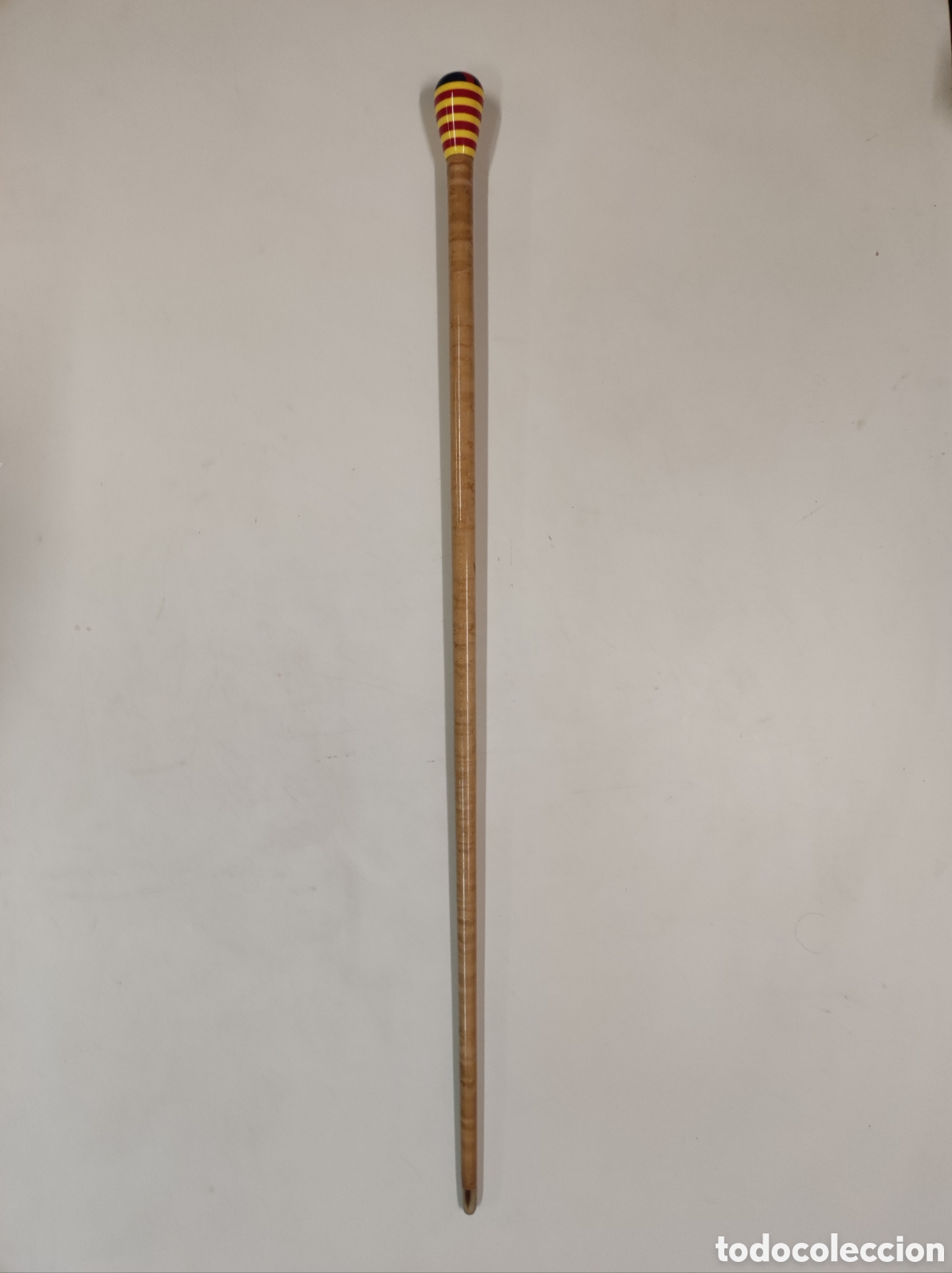 Antig&uuml;edades: Bast&oacute;n Maple Arce Catalu&ntilde;a Barcelona Cuerno - Foto 1