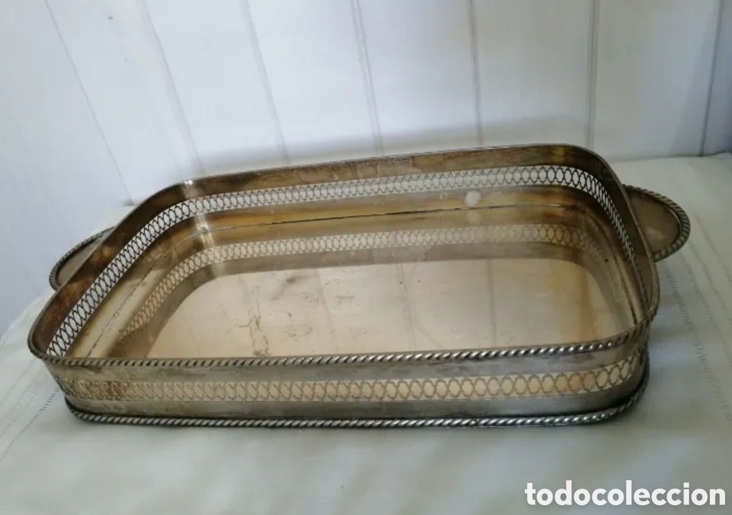 Antig&uuml;edades: JUEGO DE T&Eacute; DE ALPACA - Foto 10