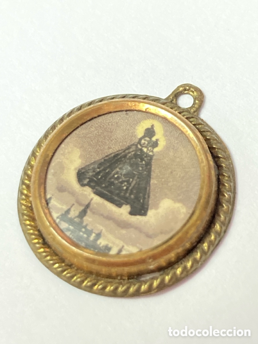 Antig&uuml;edades: Medalla antigua de la Virgen /C151 - Foto 3