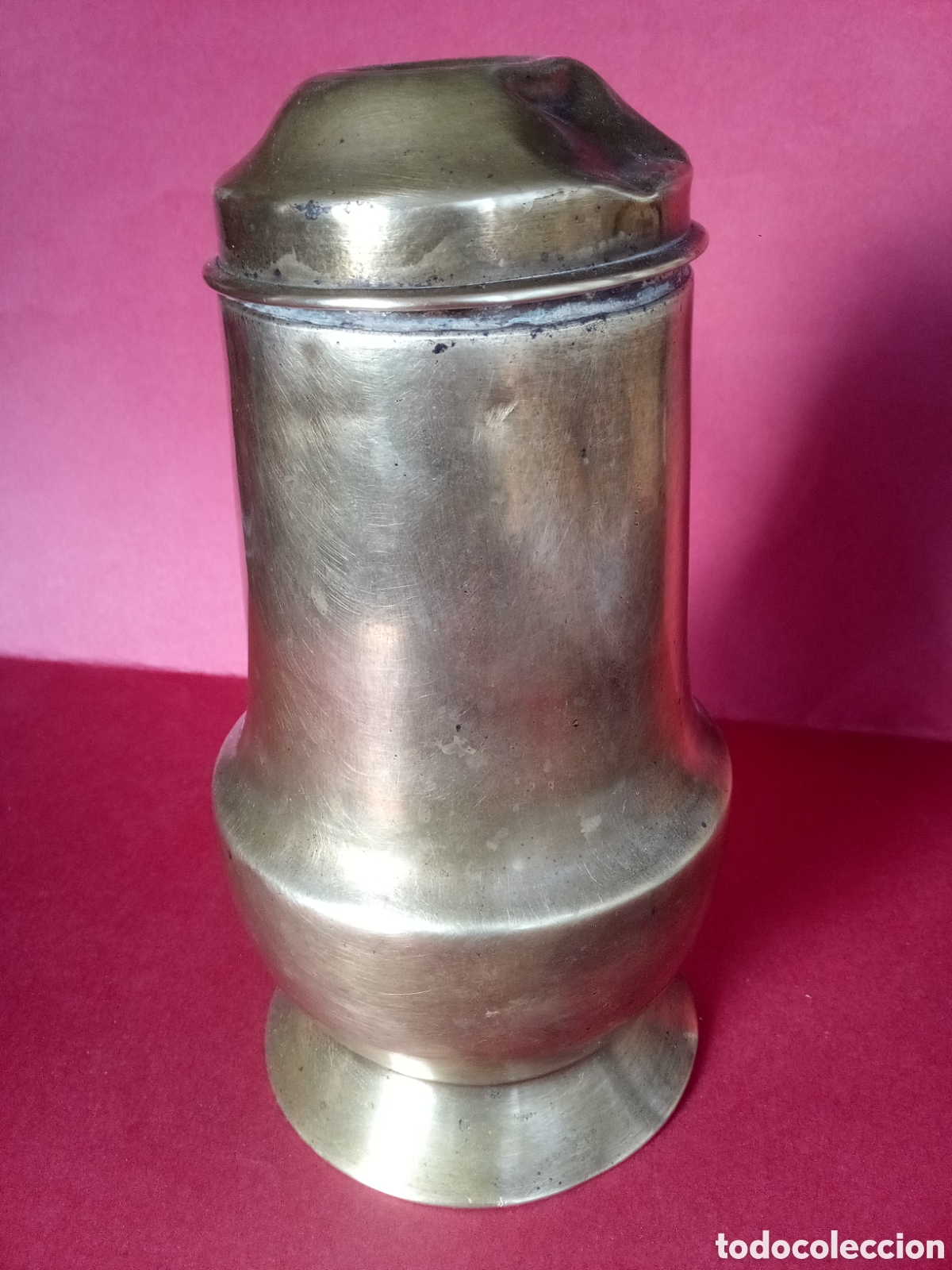 Antig&uuml;edades: CHOCOLATERA BRONCE - Foto 3