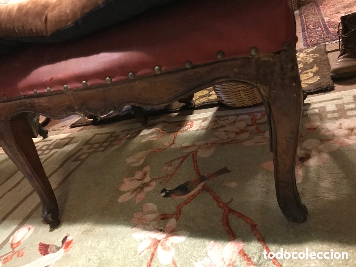 Antig&uuml;edades: Sof&aacute; Luis XV s. XVIII - Foto 4