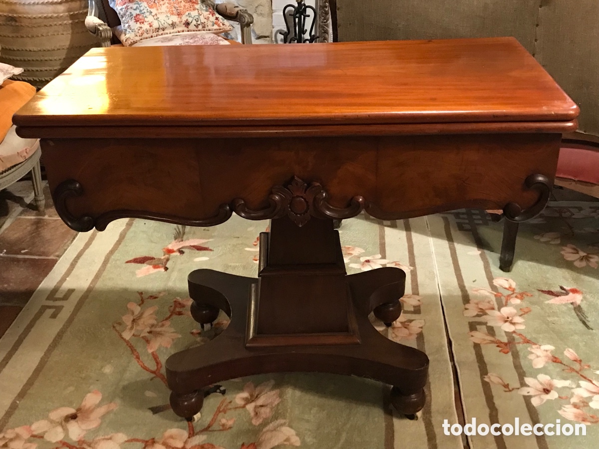 Antig&uuml;edades: Mesa de Juego XIX - Foto 2